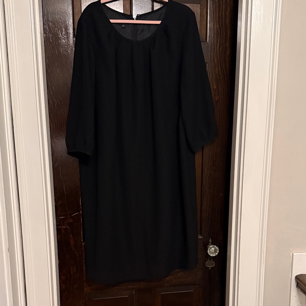 Talbots Classic Black Long Sleeve Dress